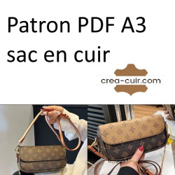 Patron sac cuir femme
