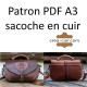 Patron sacoche cuir vintage