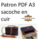 Patron PDF sacoche en cuir