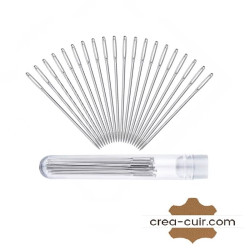 Aiguille sellier chas large (20 pièces)