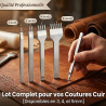 griffe a frapper couture cuir