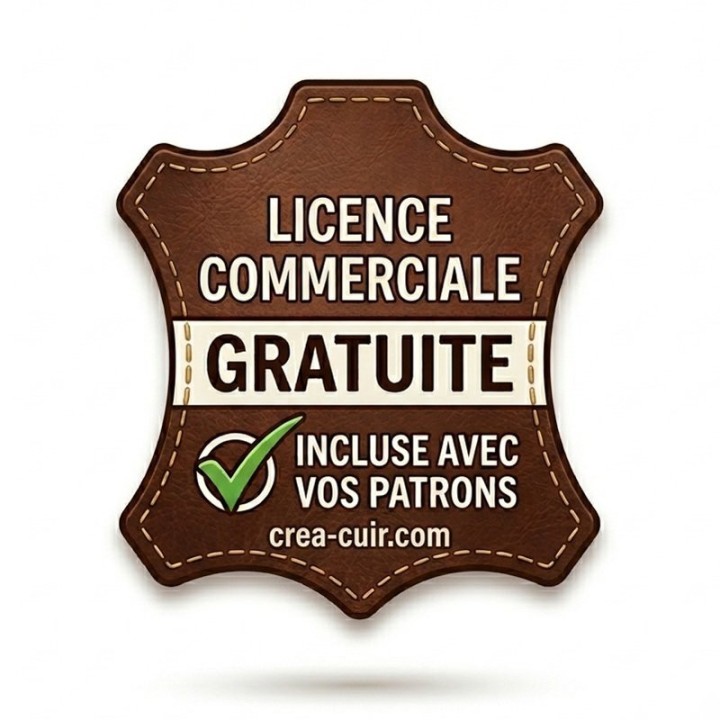 Licence d'utilisation patron Créa-Cuir
