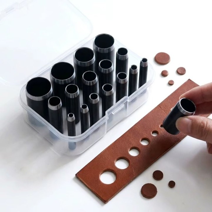 15 emportes pièces ronds pour le cuir