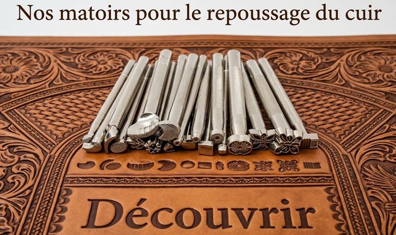 Matoirs pour le repoussage du cuir