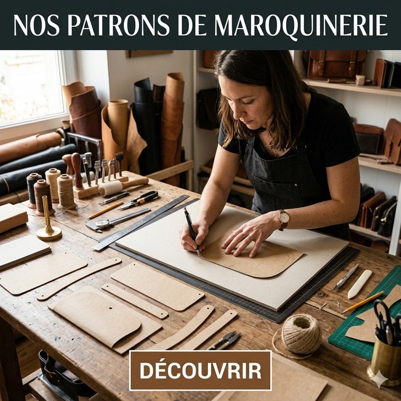 Patron cuir maroquinerie