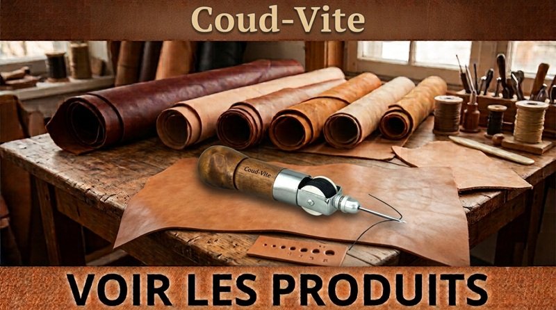 Coud vite ou alene automatique pour la couture rapide du cuir