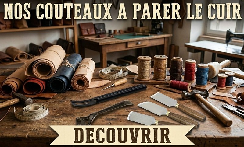 Couteau a parer le cuir
