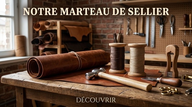 Marteau rivoir, marteau de maroquinerie