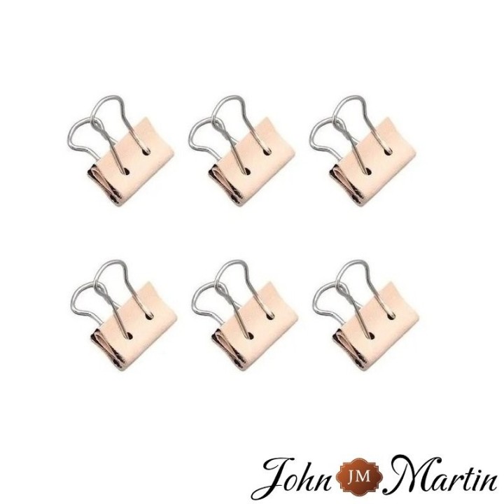 Pinces de maroquinerie 19mm (6 pièces)