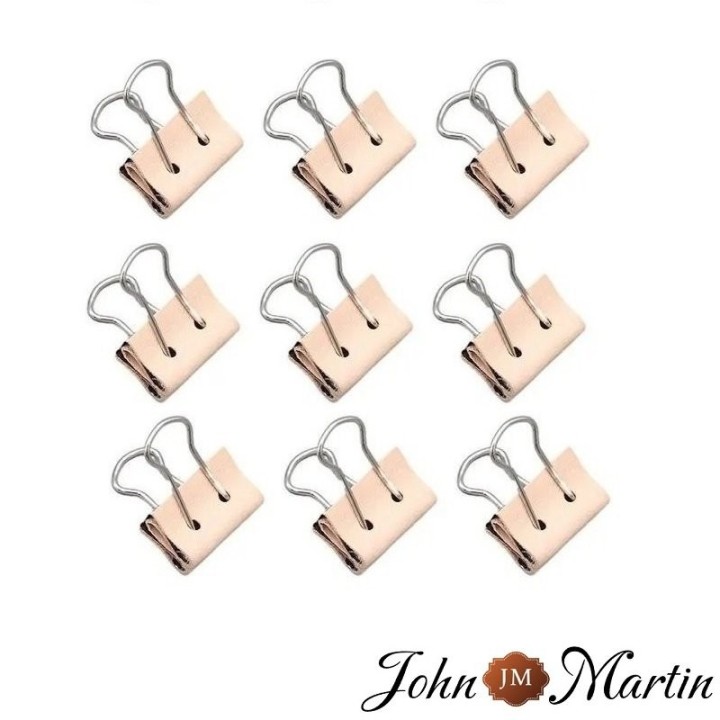 Pinces de maroquinerie 19mm (9 pièces)