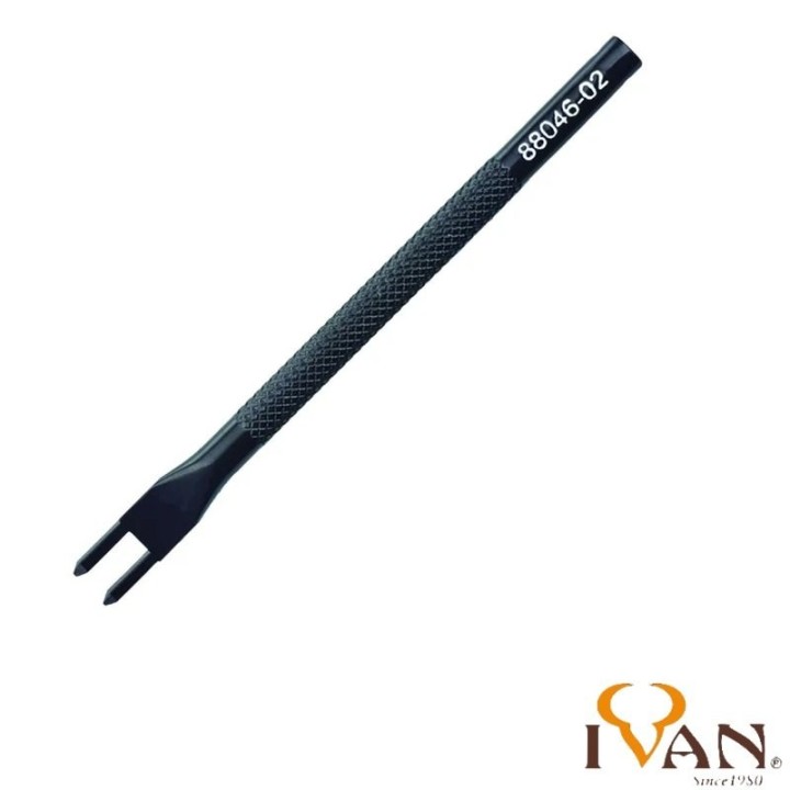 Griffe couture 4mm 2 points acier trempé