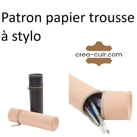 Patron papier trousse