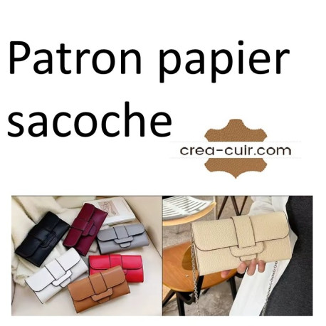 Patron papier sacoche