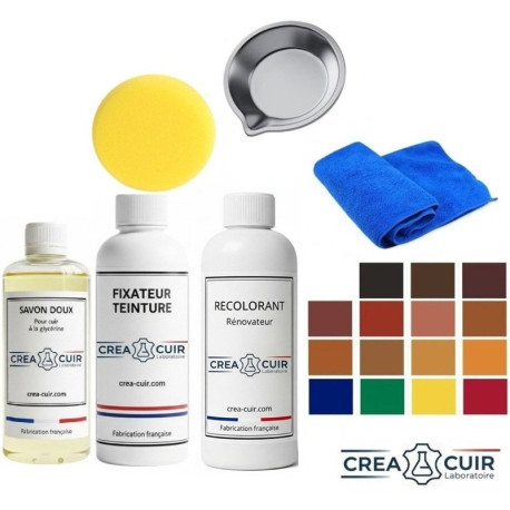 Kit recoloration rénovation cuir 50ml