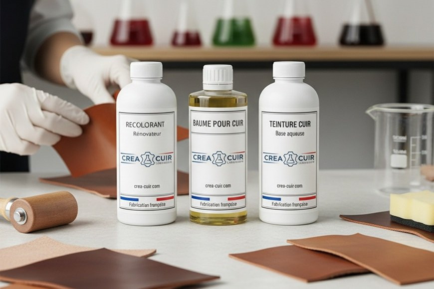 Créa-Cuir Laboratoire, la division entretien et coloration de Créa-Cuir