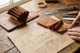 Comment réaliser un soufflet en accordéon en maroquinerie : guide complet.